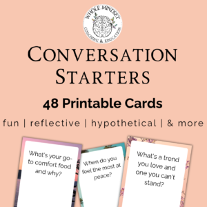 Conversation Cards for Parents and Teens