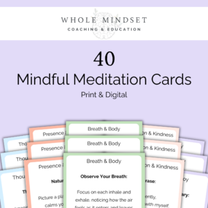 40 Mindful Meditation Cards